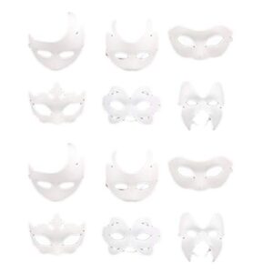 Máscaras Blancas Para Decorar O Melhor Para Comprar Na Internet Facilmente